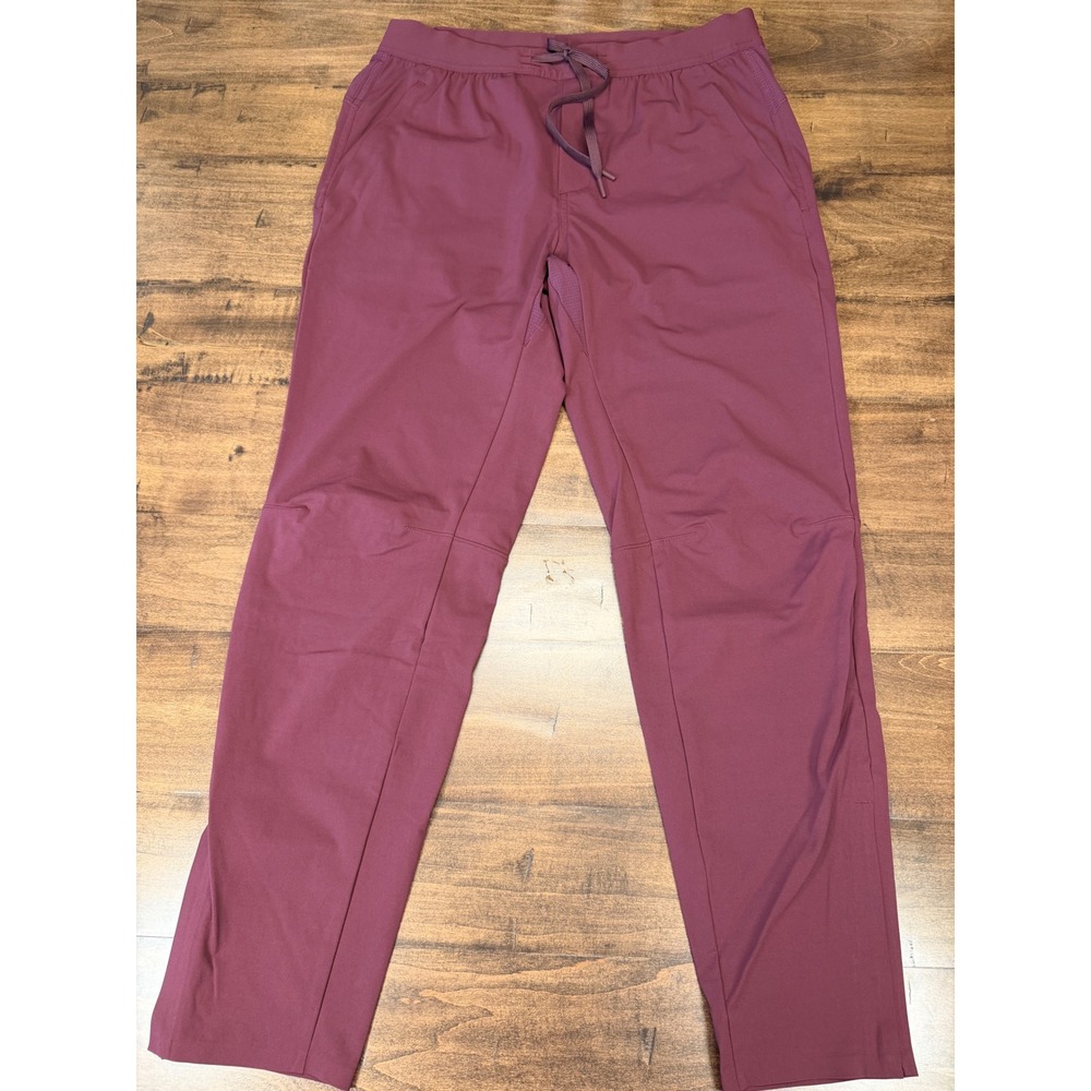 Ten Thousand Jogger Pants Mens Maroon Burgundy W-30, Inseam 27 NWOT
